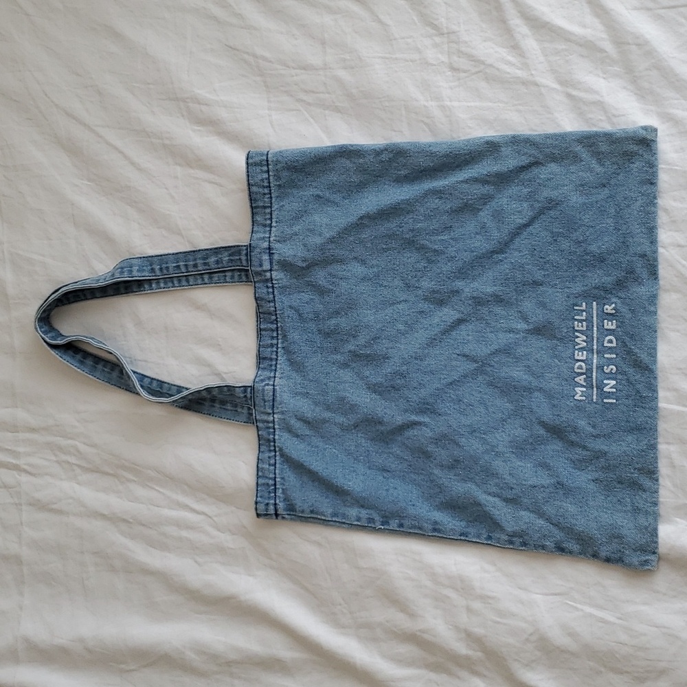 Madewell Insider Blue Denim Tote Bag